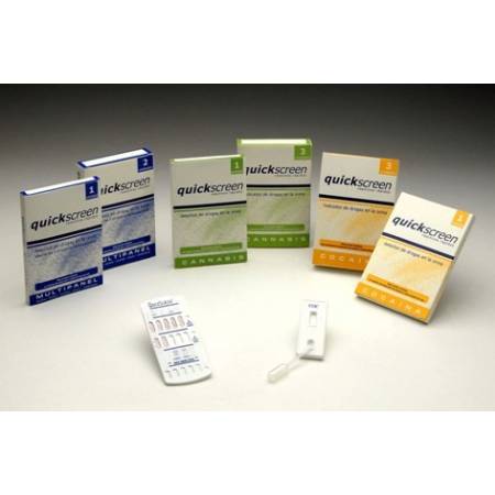 Quickscreen Test Reactivo Deteccion Cocaina Precio 12 € Envío mediante  mensajería Coreeos Express 24 h Península y Baleares