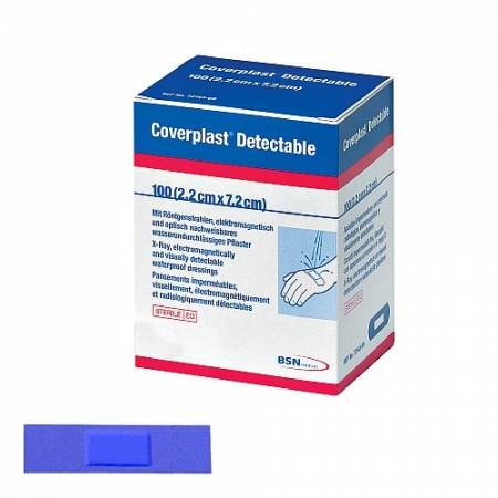 DiSalud-5125-72143-Tiras Coverplast® Detectable Plasters 7.2 x 2.2cm 100ud