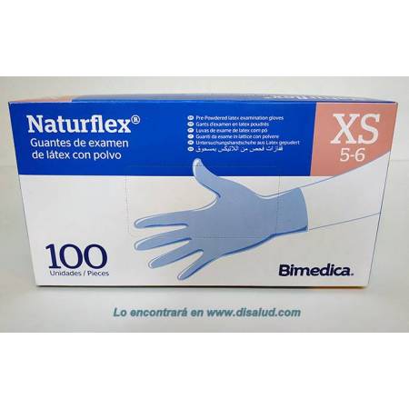 Latex Glove Non-sterile powder 100U Naturflex® Recognition