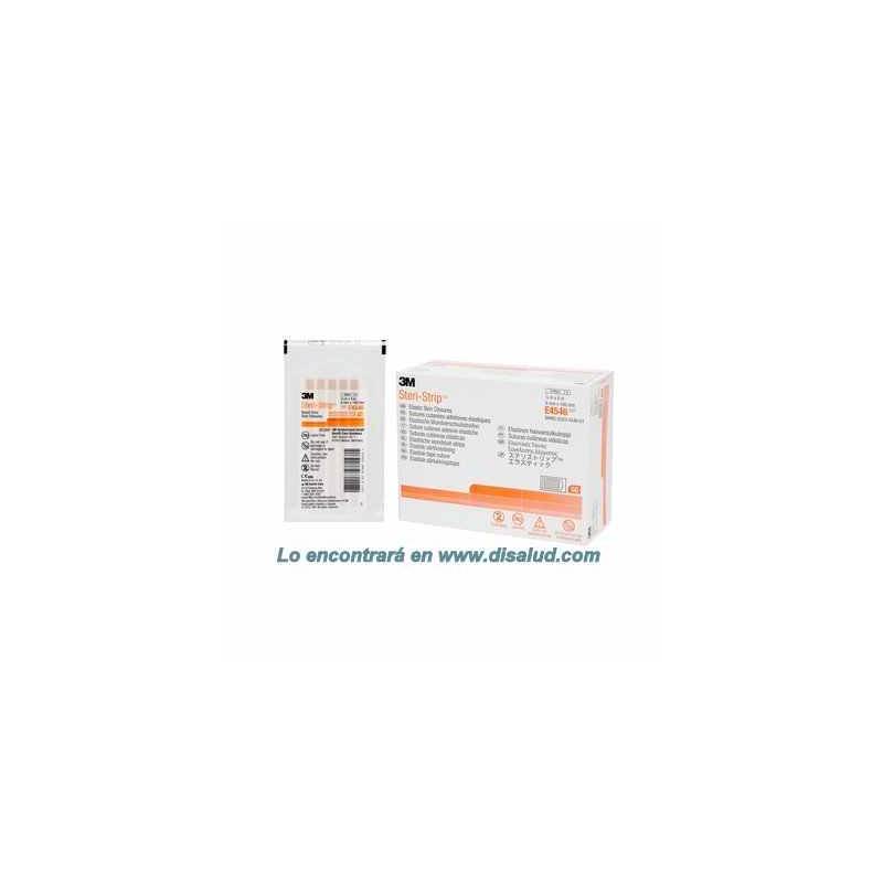 3M™ Steri-Strip™ E4546 Suture cutanée élastique adhésive 6x100mm 50 enveloppes de 10 bandes (500 bandes)