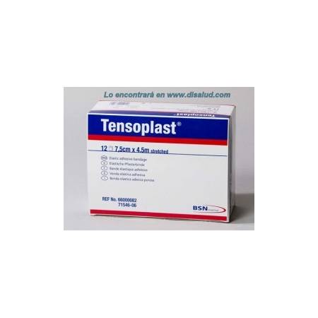 Venda Tensoplast Elastica de Algodón con Adhesivo 7.5 CM x 2.7 M – Medifácil