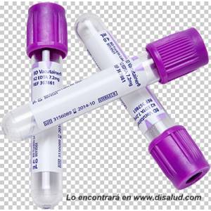 Tubo BD® Vacutainer® 100 u Hematología con EDTA K2