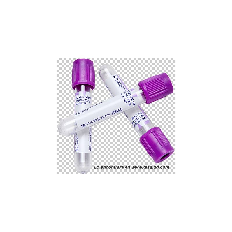 Tubo BD® Vacutainer® 100 u Hematología con EDTA K2