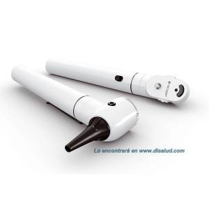 Otoscopio Riester® e-Scope® Iluminación directa, Vacio 2,7 V Blanco en bolsa