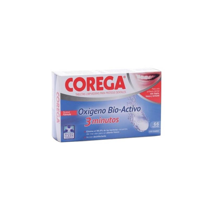 349779-Corega® 3 minutos limpieza protesis dental 60 Tab